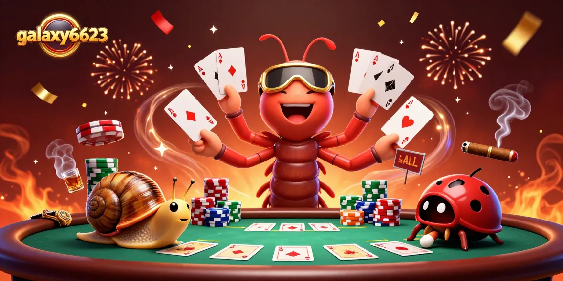 Experience exciting gameplay at galaxy6623 with a vibrant casino scene featuring colorful elements and animated characters.