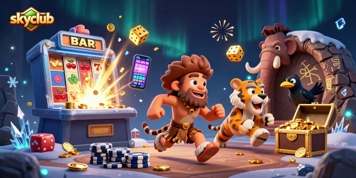 Engage in exciting gameplay at skyclub with a dynamic prehistoric casino adventure.