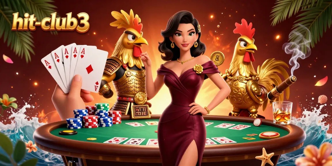 Engage in thrilling action at hit-club3 with glamorous characters and dynamic poker elements.