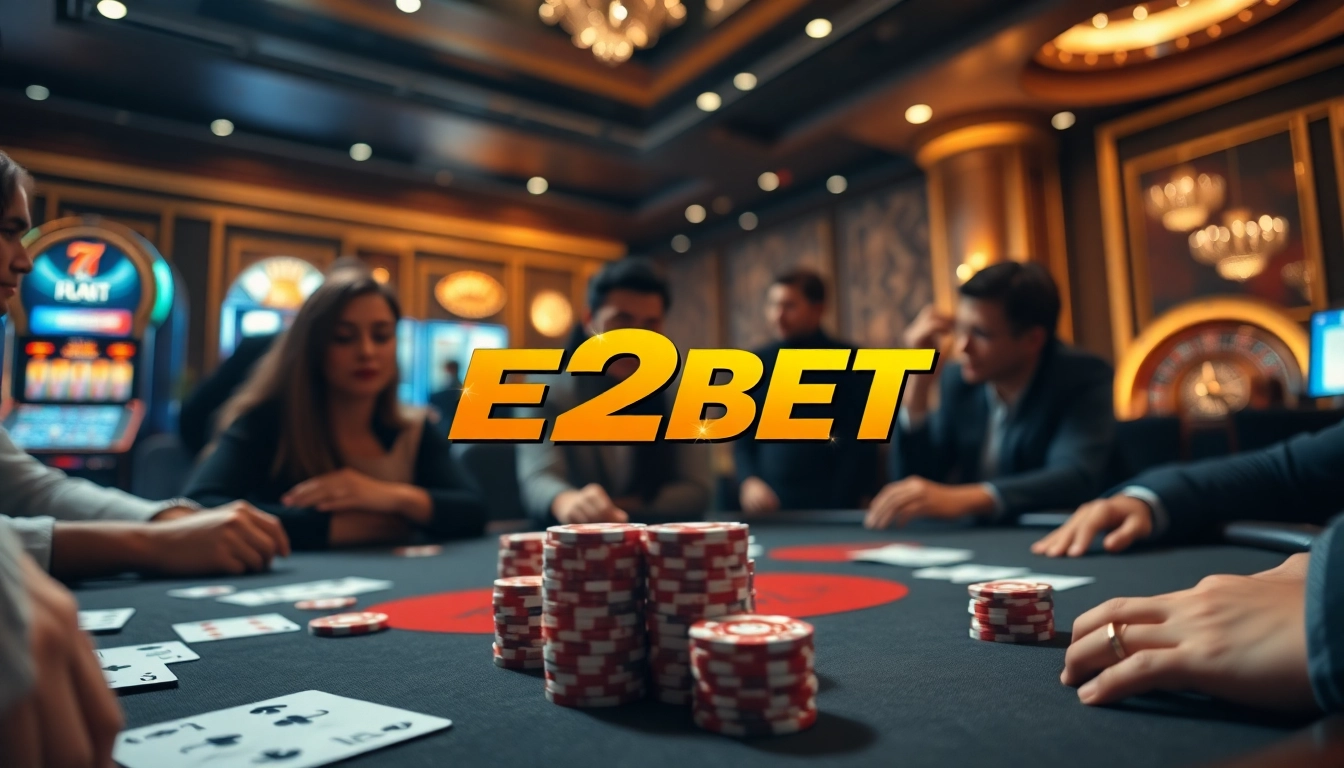 Experience excitement at https://e2bet-games.org with luxurious casino games and high-stakes poker.
