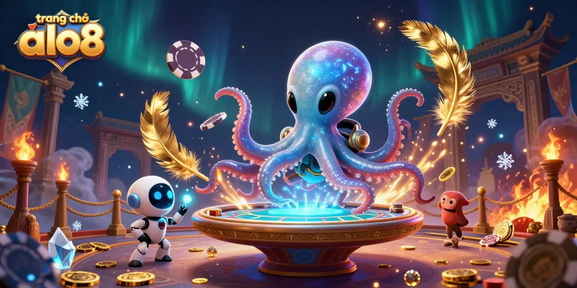 Engage with exciting games at trang chủ alo8 while enjoying colorful alien-themed poker action.